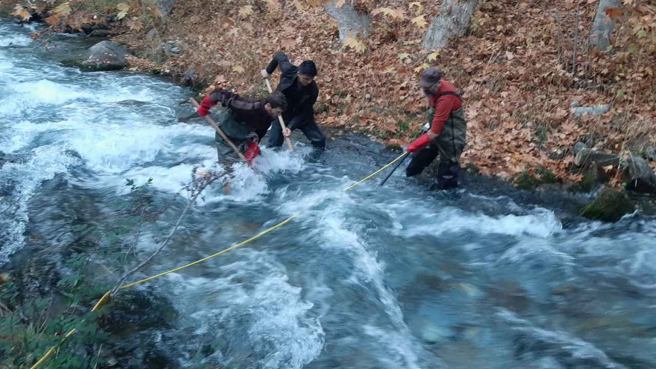 Fishing was not a trivial thing to do in the fast-flowing currents.