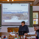 Hydro4U Project Coordinator Bertalan Alapfy, Bermet Abdrahmanov and First Mayor Frank Bauer