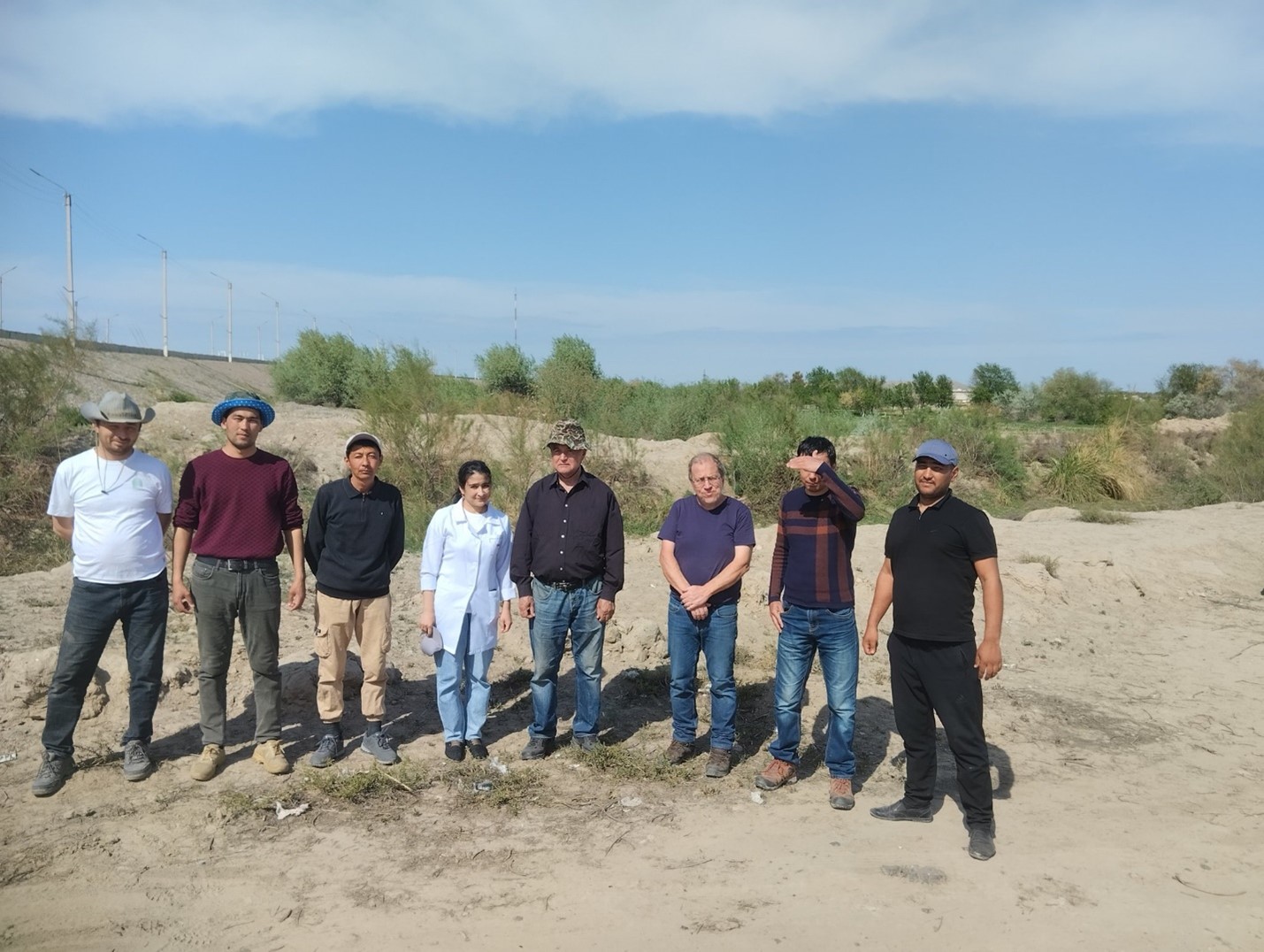 Team of researchers participated in southern Uzbekistan field trip in March-April 2023